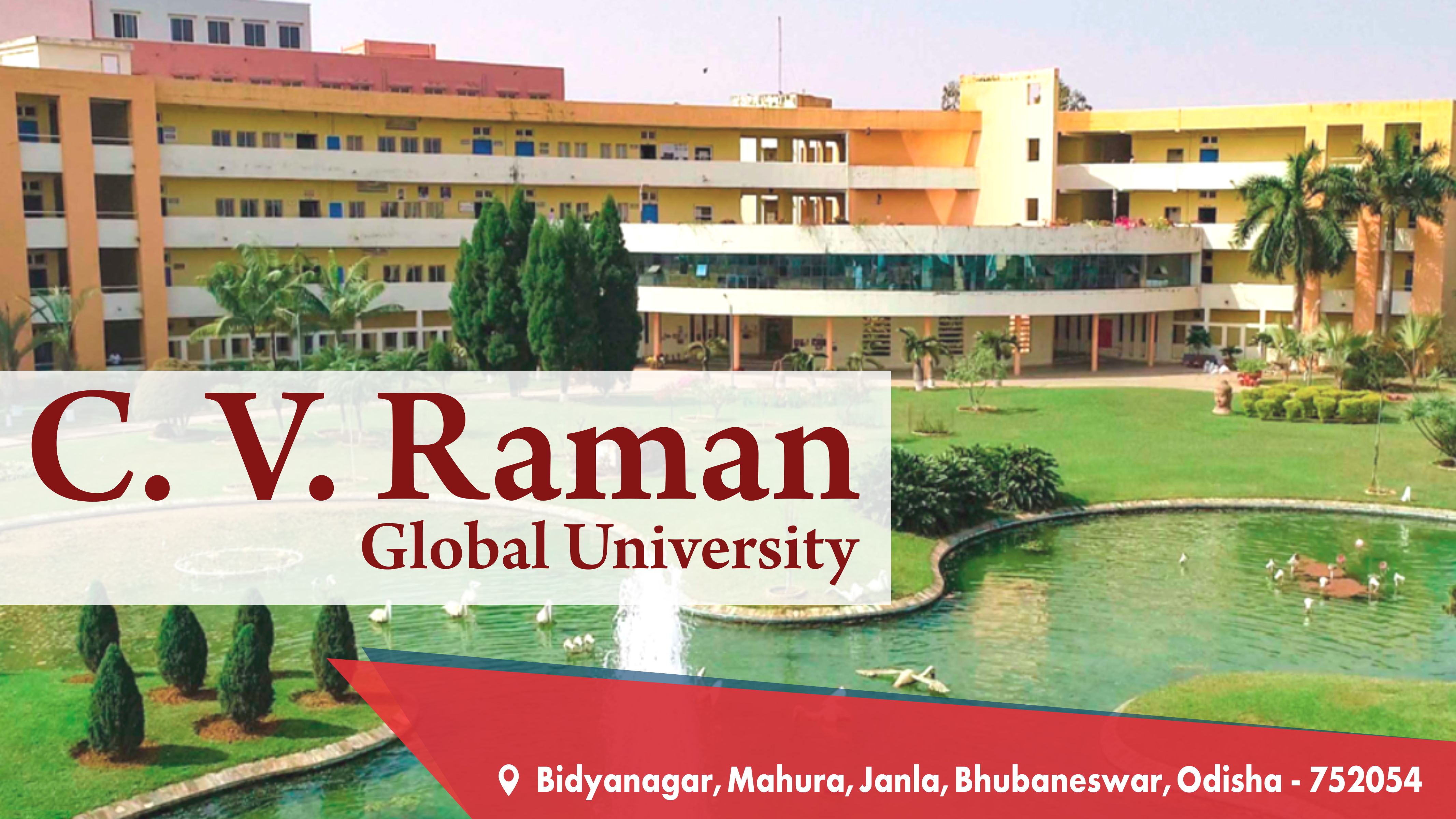 Out Side View of C. V. Raman Global University